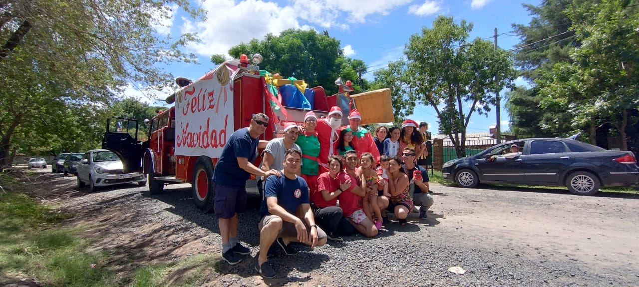 Papá Noel recorre hoy todos los barrios de Funes: ¿a qué hora le toca al tuyo?